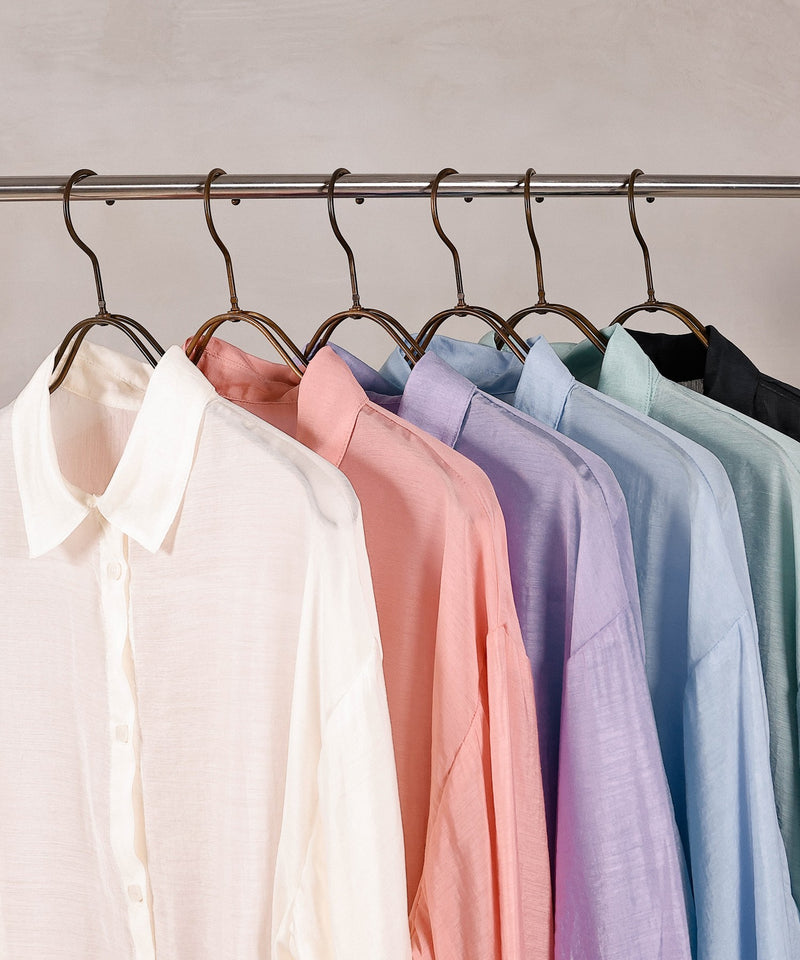 【定番の頼れる一枚】シアー ボリュームスリーブ シャツ