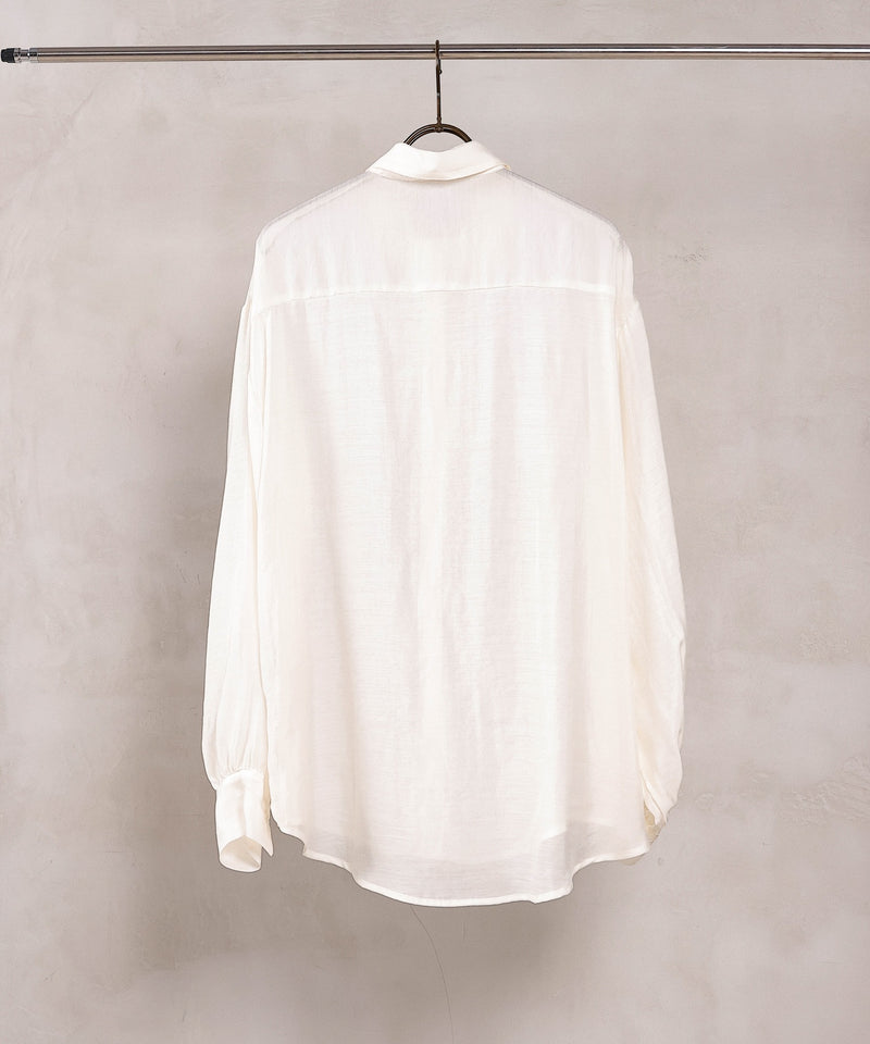 【定番の頼れる一枚】シアー ボリュームスリーブ シャツ