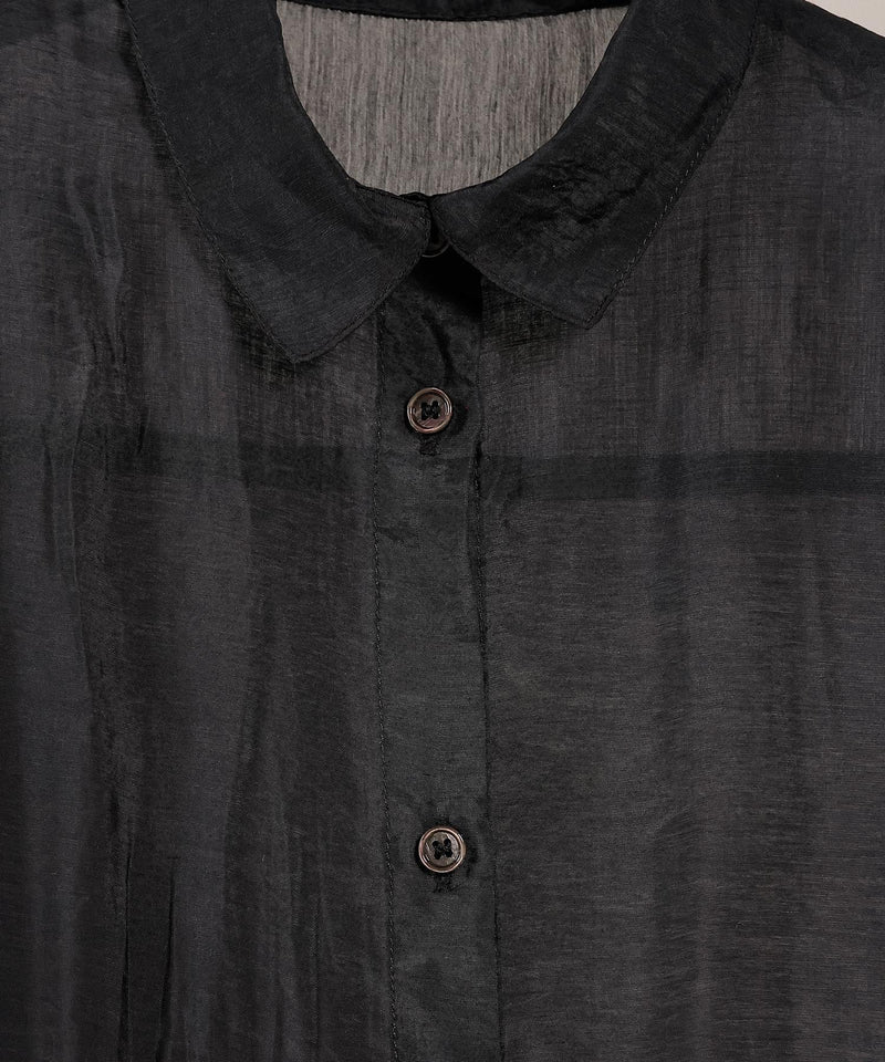 【定番の頼れる一枚】シアー ボリュームスリーブ シャツ