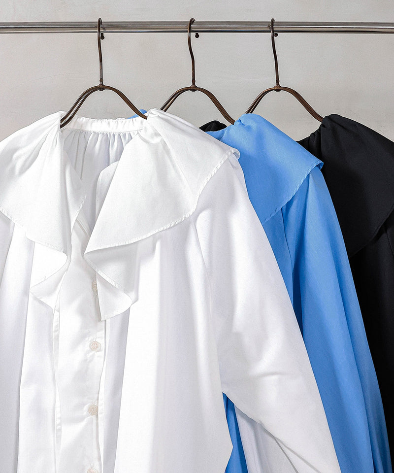 【顔まわり華やぐ】フリルブラウス レディース 通勤 春