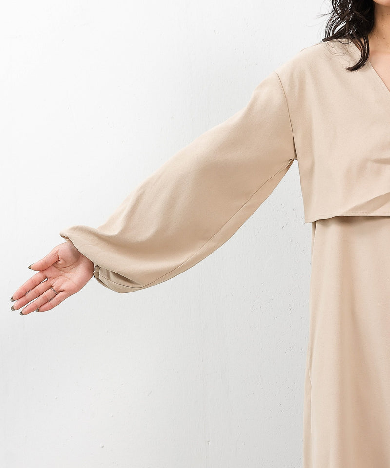 【2点セットで着回し力抜群！】前後2WAY セットアップ キャミワンピース