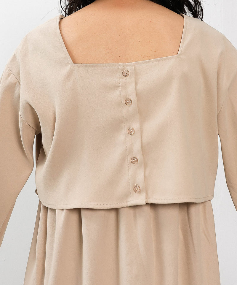 【2点セットで着回し力抜群！】前後2WAY セットアップ キャミワンピース