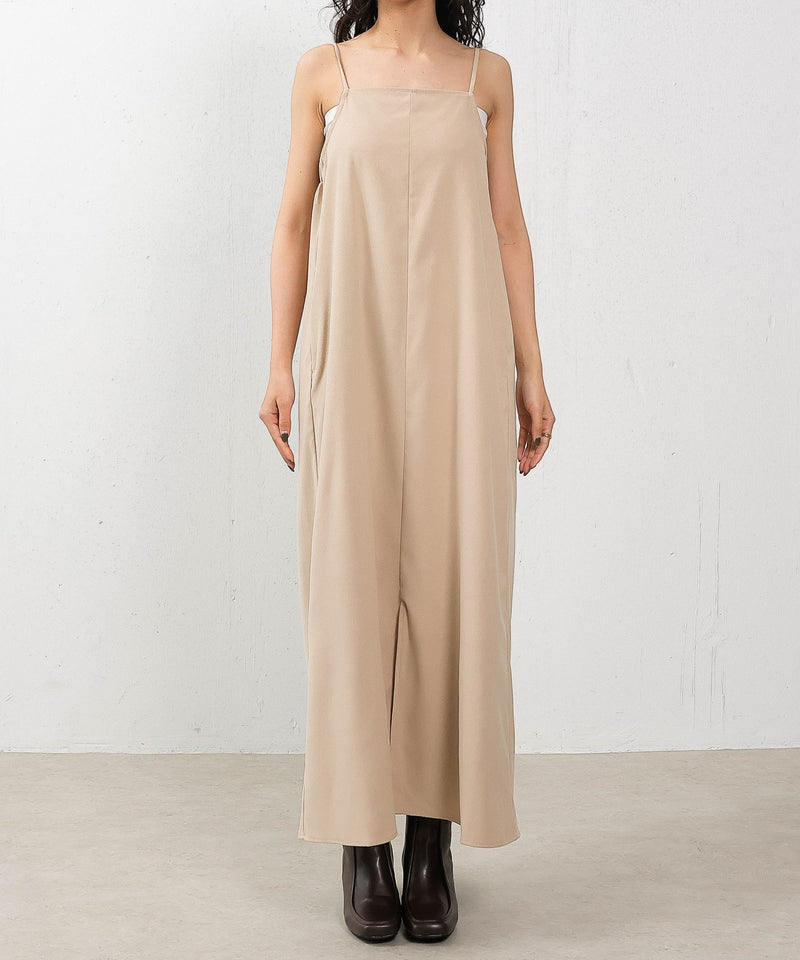 【2点セットで着回し力抜群！】前後2WAY セットアップ キャミワンピース