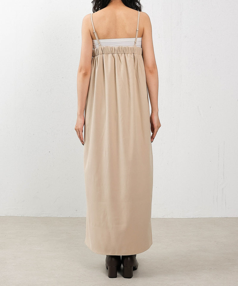 【2点セットで着回し力抜群！】前後2WAY セットアップ キャミワンピース