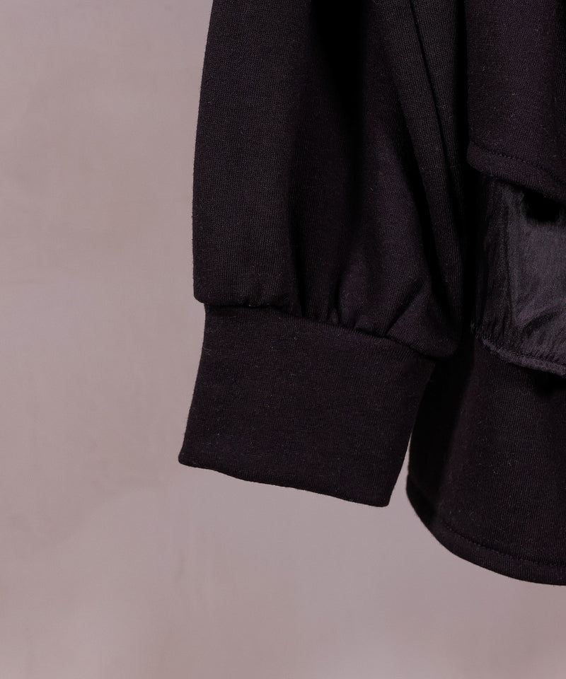 【可愛さとゆるさの絶妙バランス】裏毛 ティアード ペプラム スウェット トップス