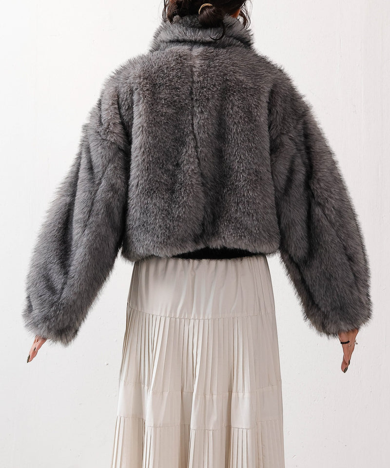 【冬映えファー】ミックスファーコート