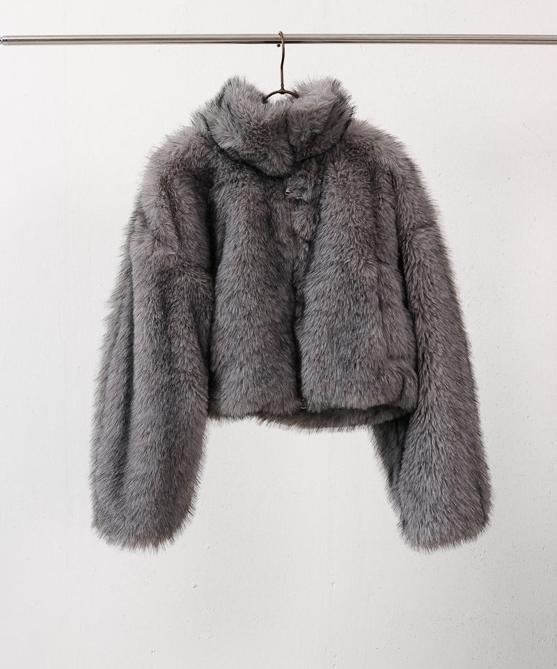 【冬映えファー】ミックスファーコート