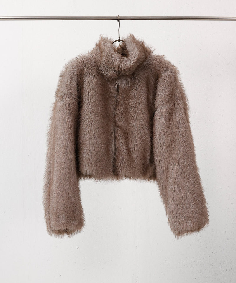 【冬映えファー】ミックスファーコート