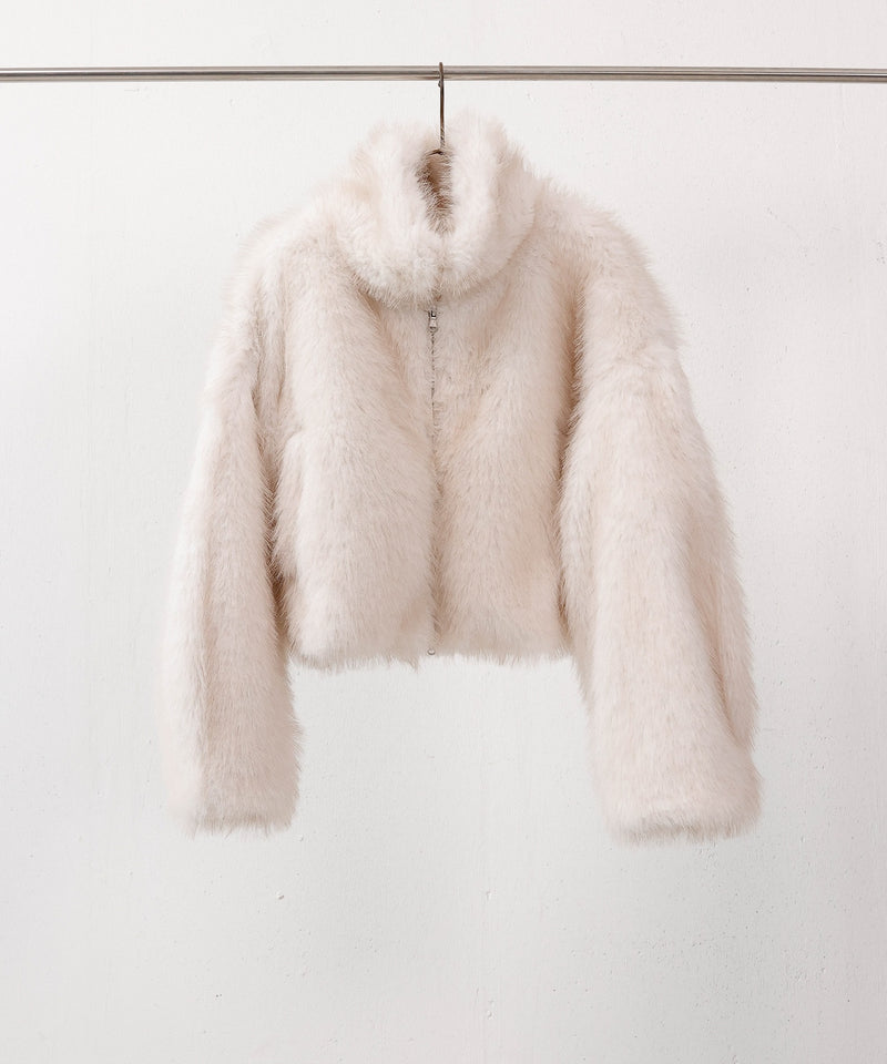 【冬映えファー】ミックスファーコート