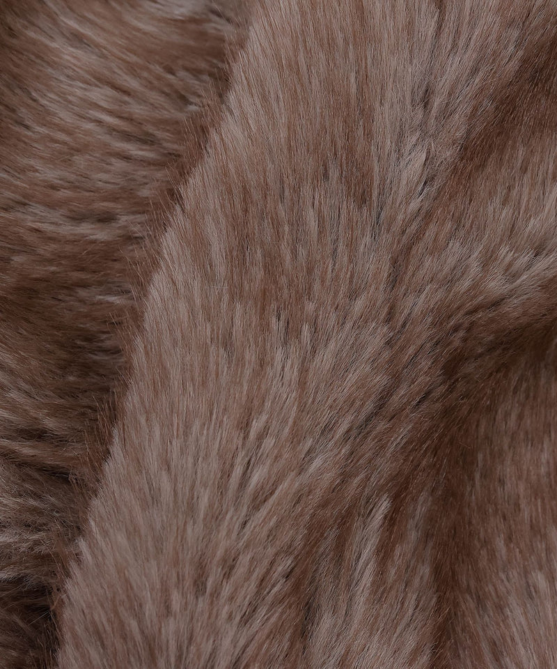 【冬映えファー】ミックスファーコート