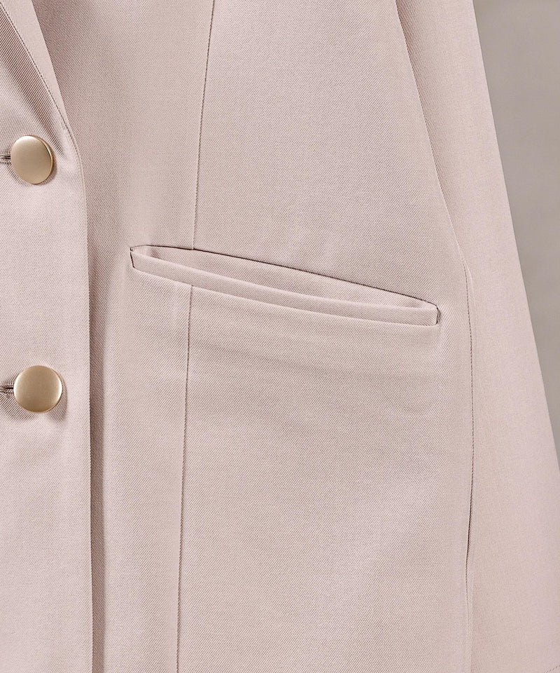 【オンもオフも頼れる一着】ダブルテーラードジャケット