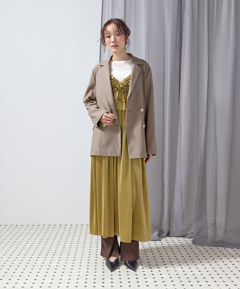 ベージュ / 身長：162cm / 着用：フリー