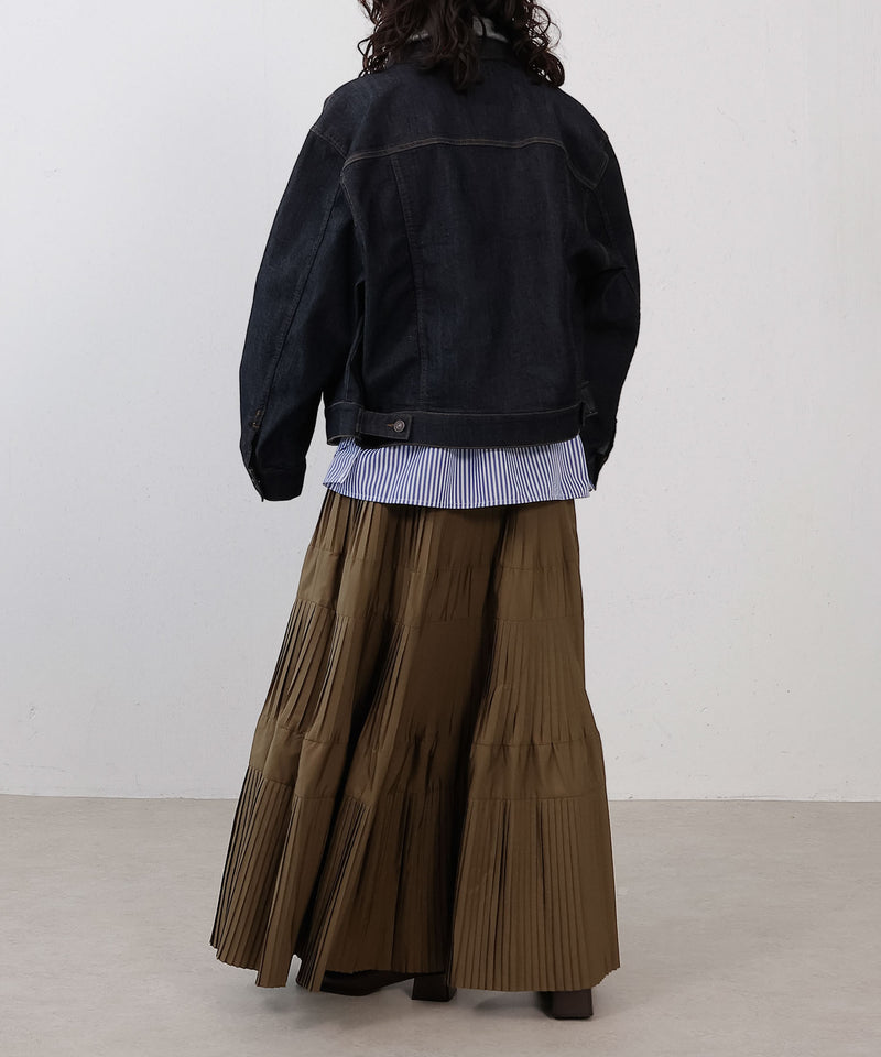 ダブルジップ ニットベスト