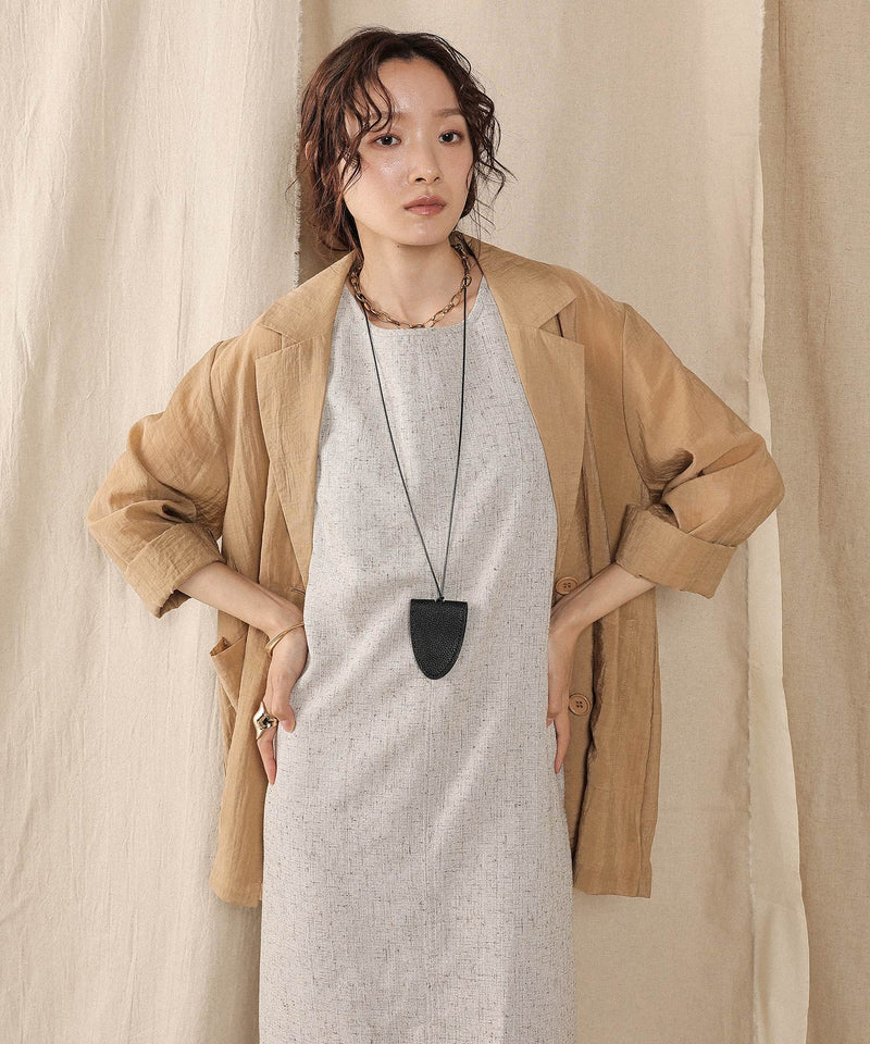 シアー テーラード ジャケット