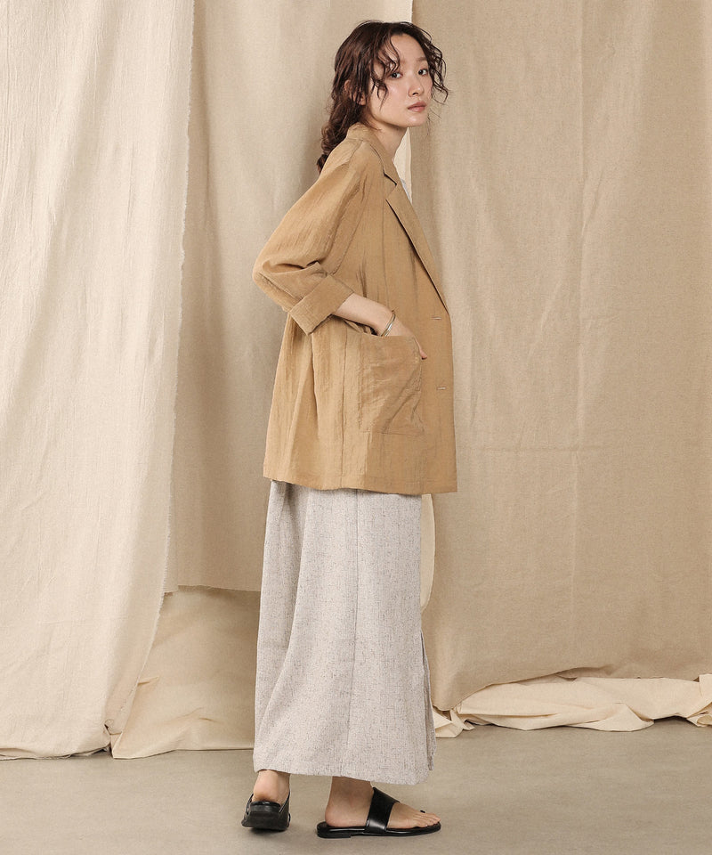 シアー テーラード ジャケット