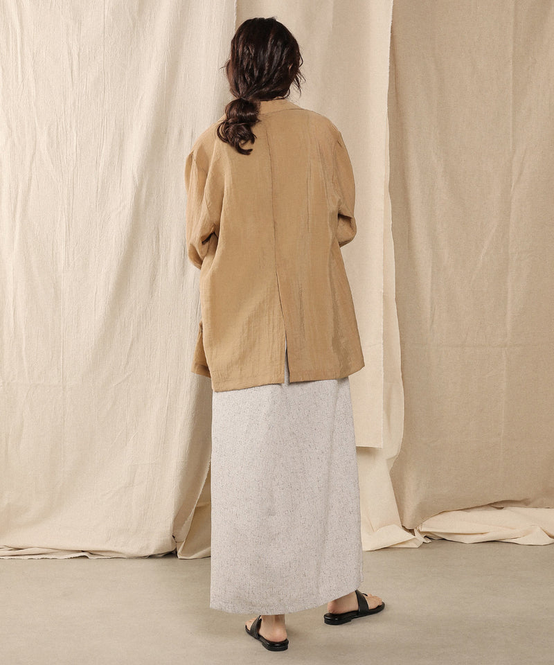 シアー テーラード ジャケット