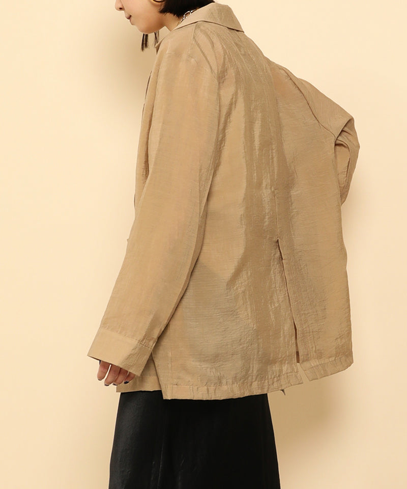 シアー テーラード ジャケット