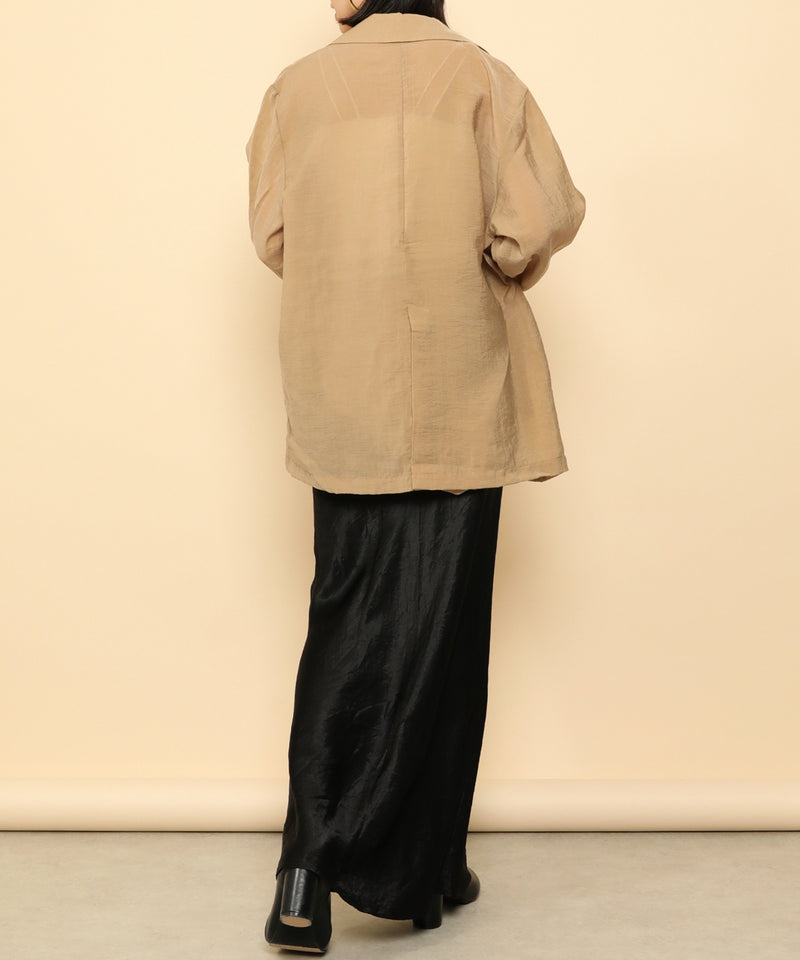 シアー テーラード ジャケット