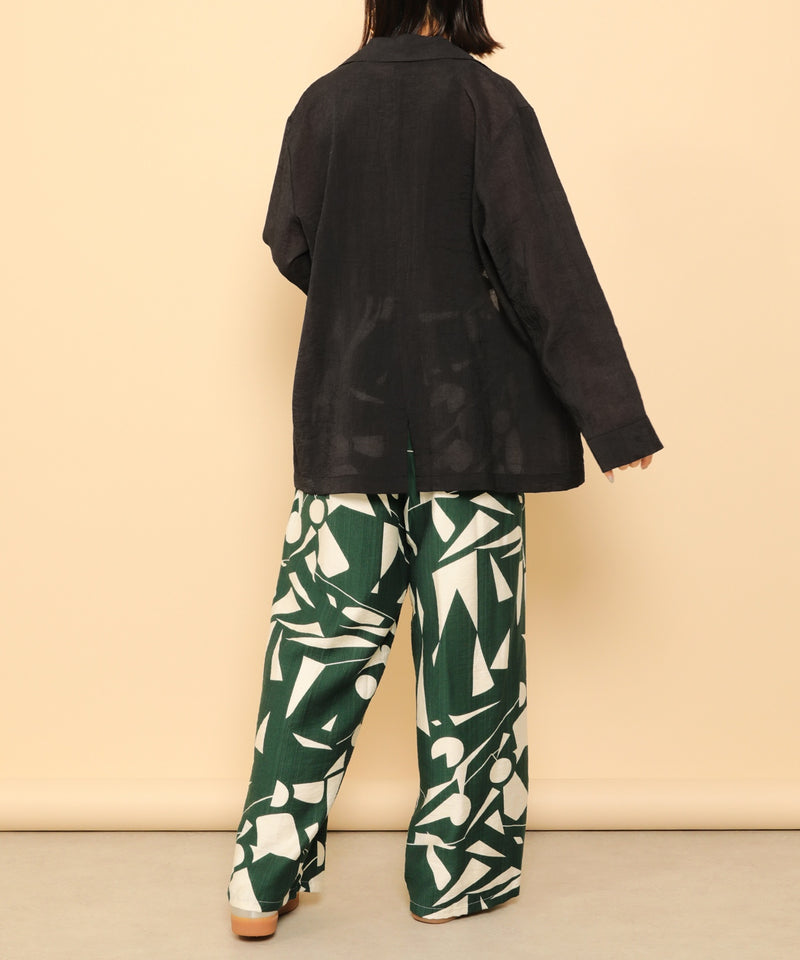 シアー テーラード ジャケット