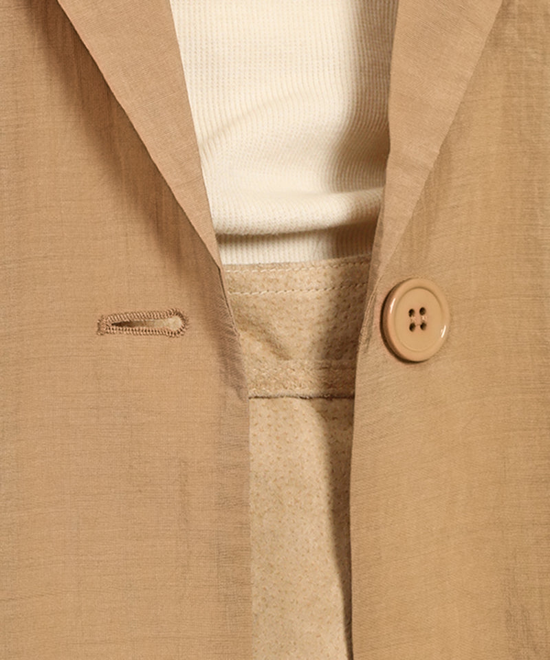 シアー テーラード ジャケット