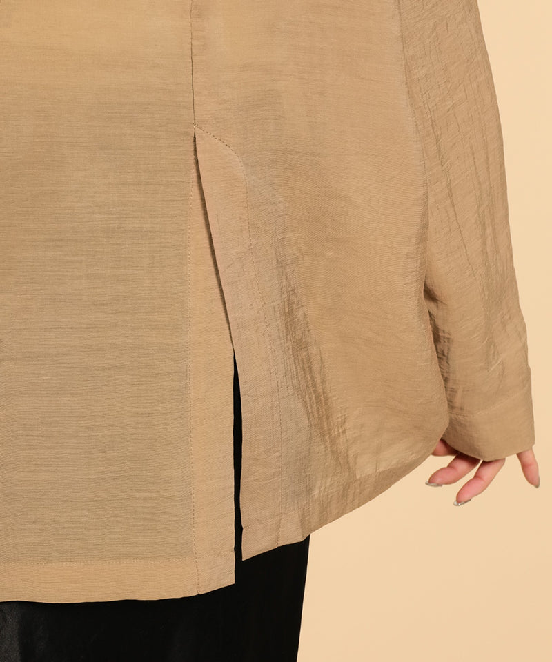 シアー テーラード ジャケット