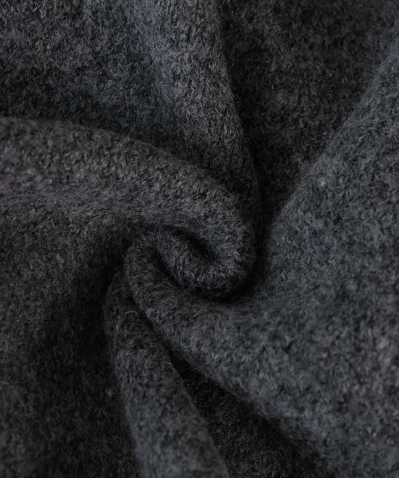 【大人の余裕とこなれ感】深Vネックワイドスリーブオーバーニット