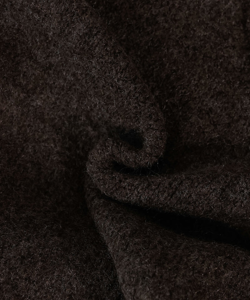 【大人の余裕とこなれ感】深Vネックワイドスリーブオーバーニット