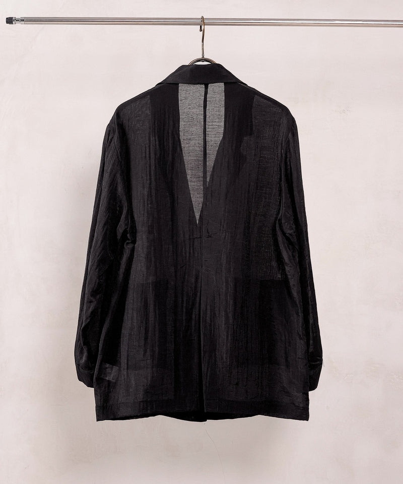 【羽織るだけで大人の抜け感】シアーテーラードジャケット