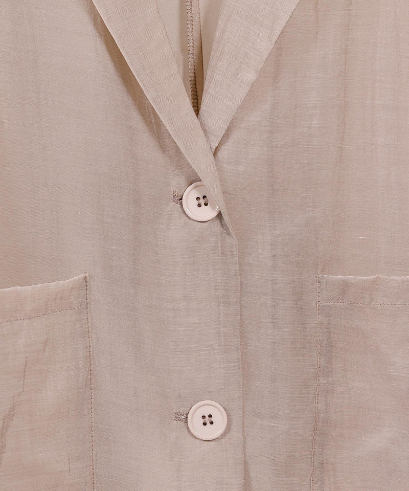 【羽織るだけで大人の抜け感】シアーテーラードジャケット