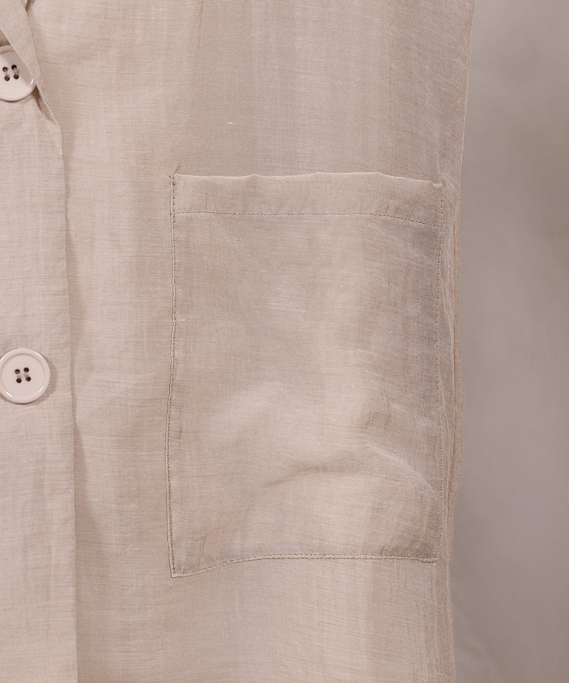 【羽織るだけで大人の抜け感】シアーテーラードジャケット