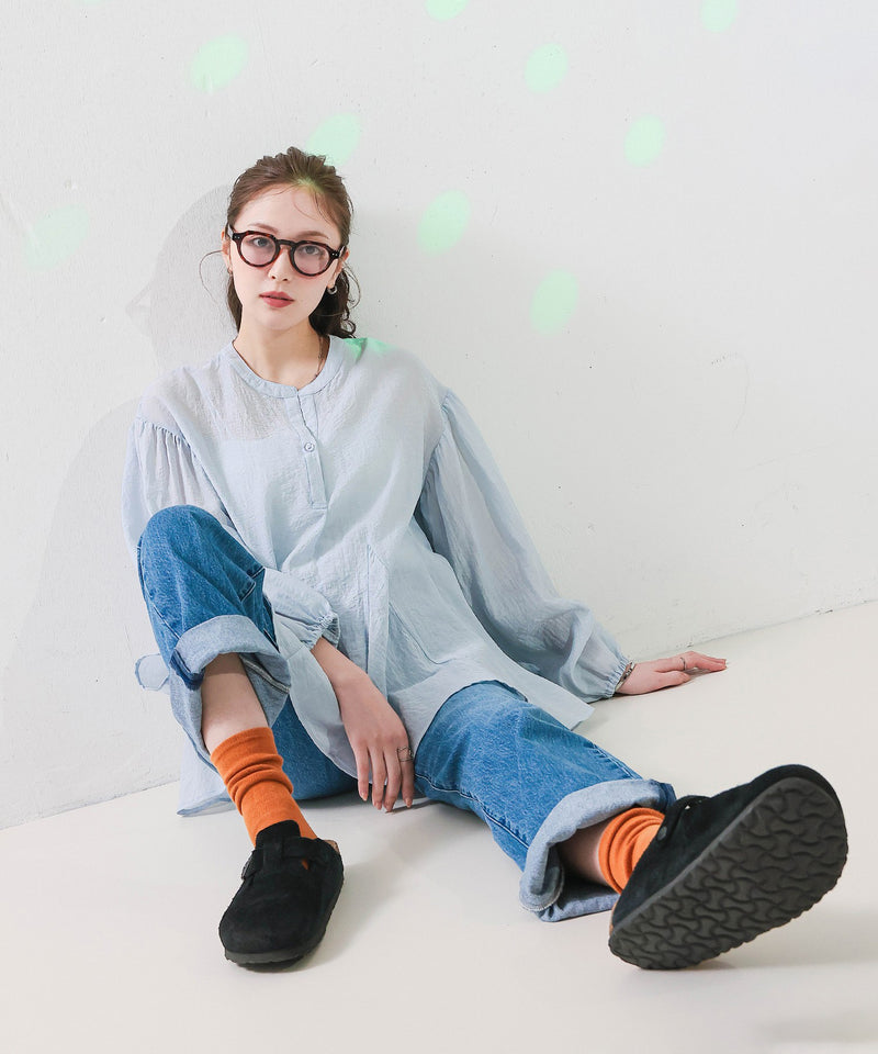 サックスブルー<br>身長 : 160cm