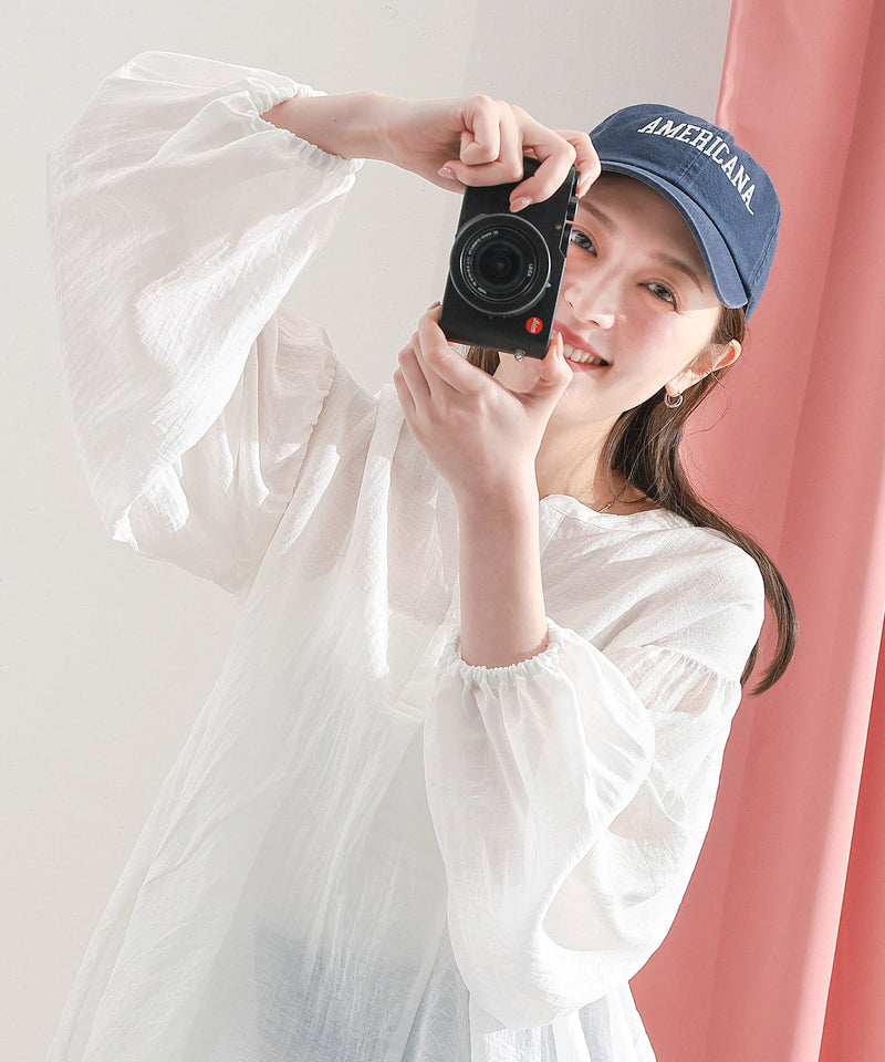 【動きで魅せるシルエット】フレアデザインブラウス