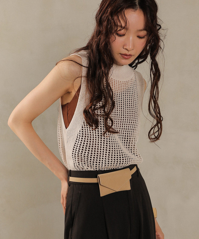 スウェード調 ミニポーチベルト ウエストポーチ ベルト バック