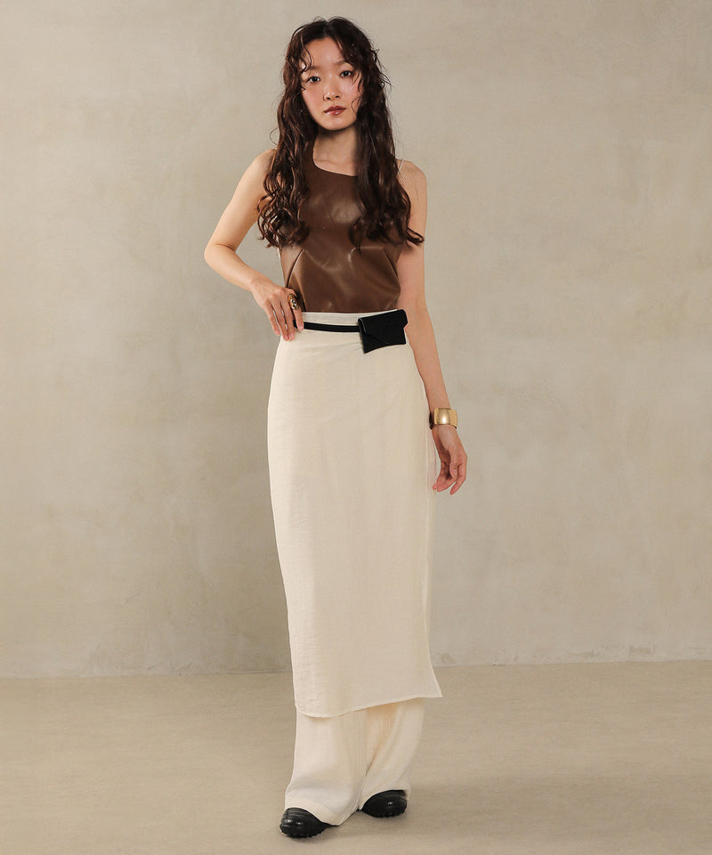 スウェード調 ミニポーチベルト ウエストポーチ ベルト バック