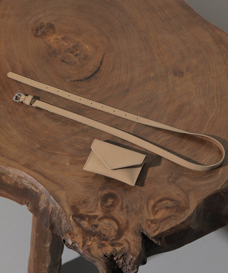 スウェード調 ミニポーチベルト ウエストポーチ ベルト バック