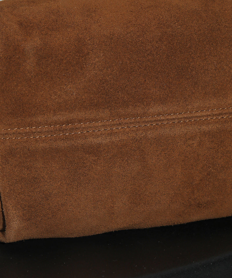 牛革スウェード 2way ワンハンドル ショルダーバッグ
