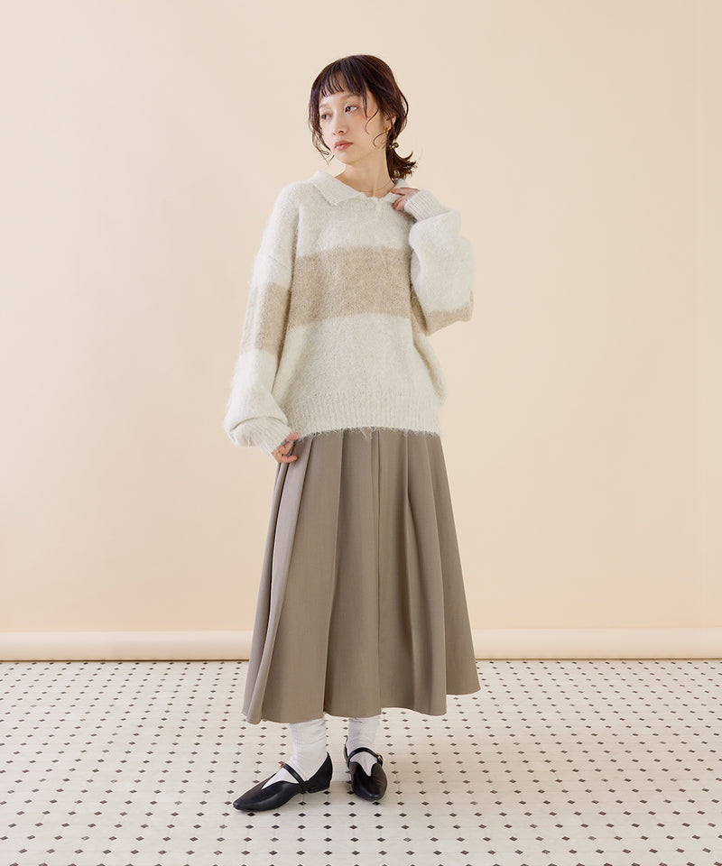 グレイッシュベージュ / 身長：157cm / 着用：フリー
