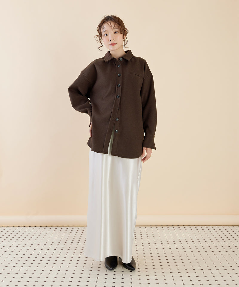 ブラウン / 身長：162cm / 着用：フリー