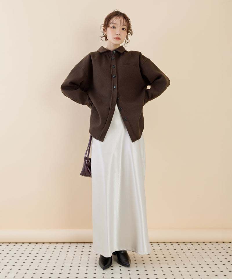 ブラウン / 身長：162cm / 着用：フリー