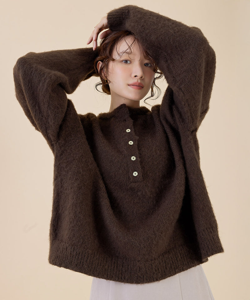 ブラウン / 身長：162cm / 着用：フリー