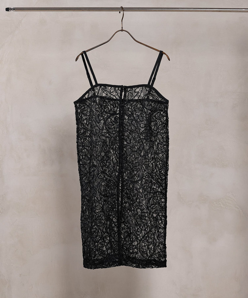 【総レースで映えるレイヤード】レースキャミソールビスチェ