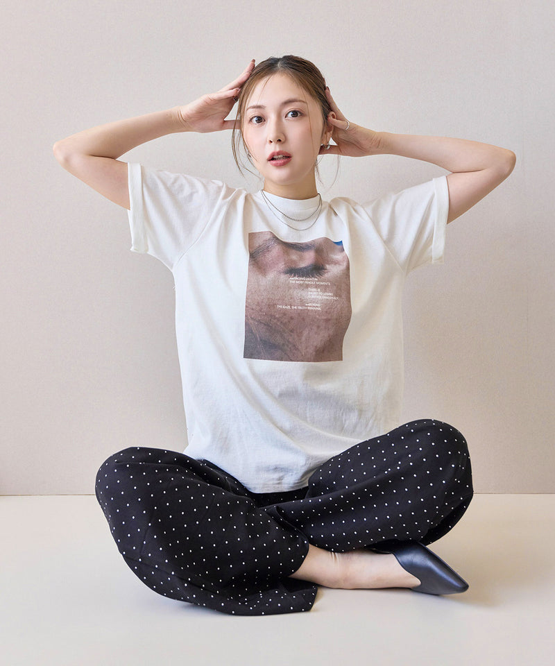 【抜け感が叶う】フォトプリントTシャツ