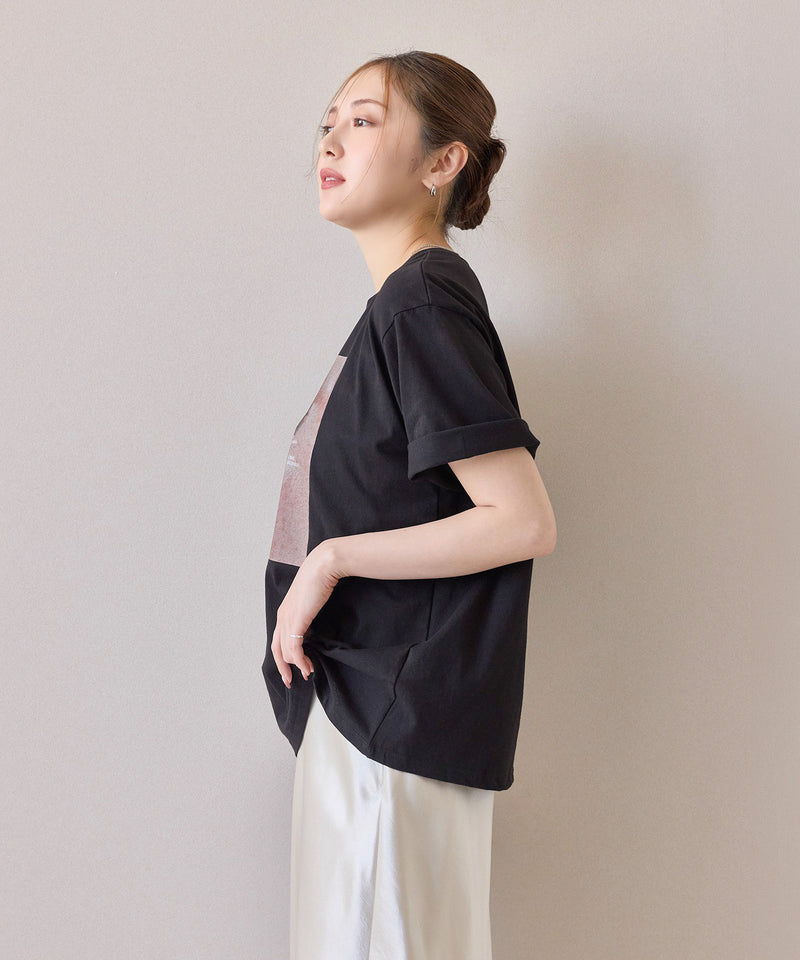【抜け感が叶う】フォトプリントTシャツ
