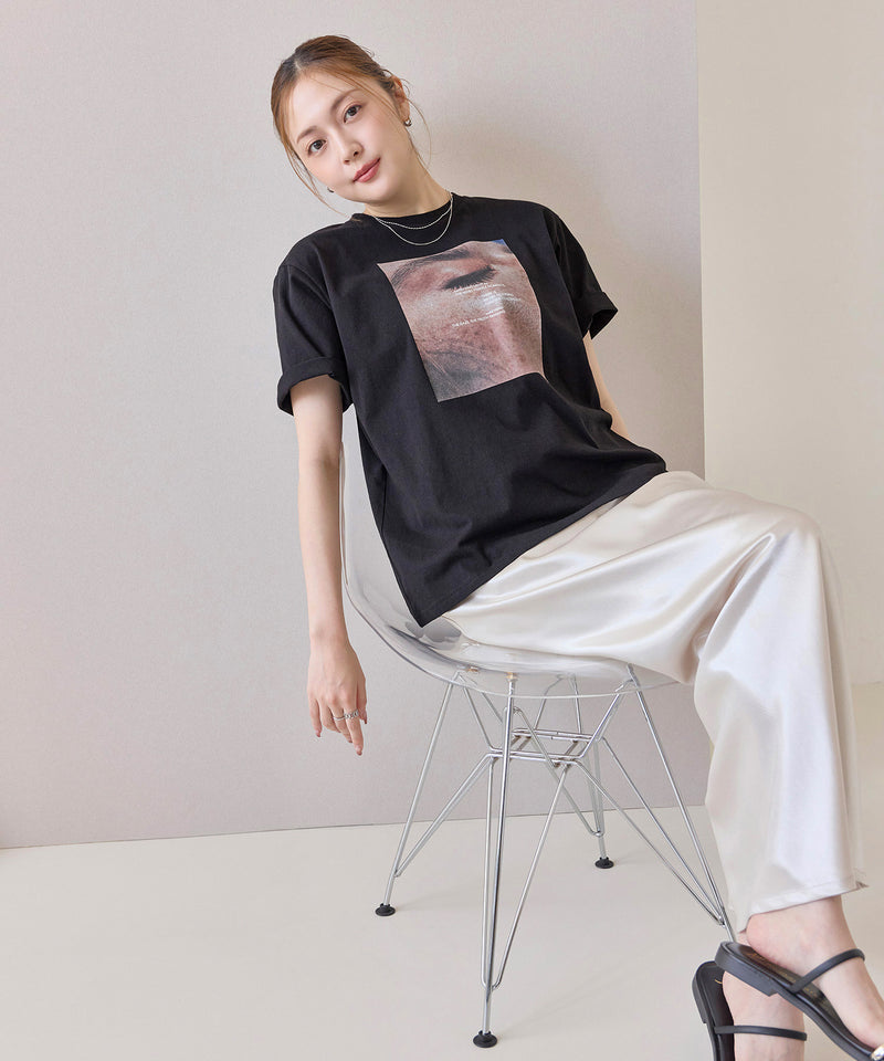 【抜け感が叶う】フォトプリントTシャツ