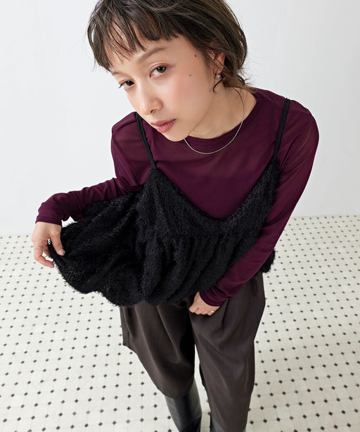 ブラック / 身長：157cm / 着用：フリー