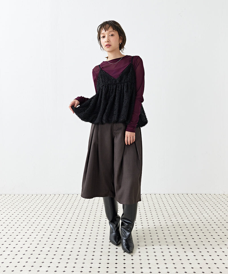 ブラック / 身長：157cm / 着用：フリー