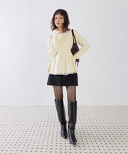 アイボリー / 身長：157cm / 着用：フリー