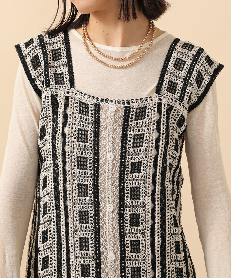 クロシェ 前後2WAY ワンピース