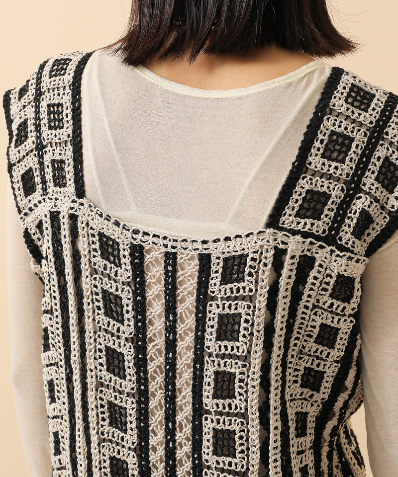 クロシェ 前後2WAY ワンピース