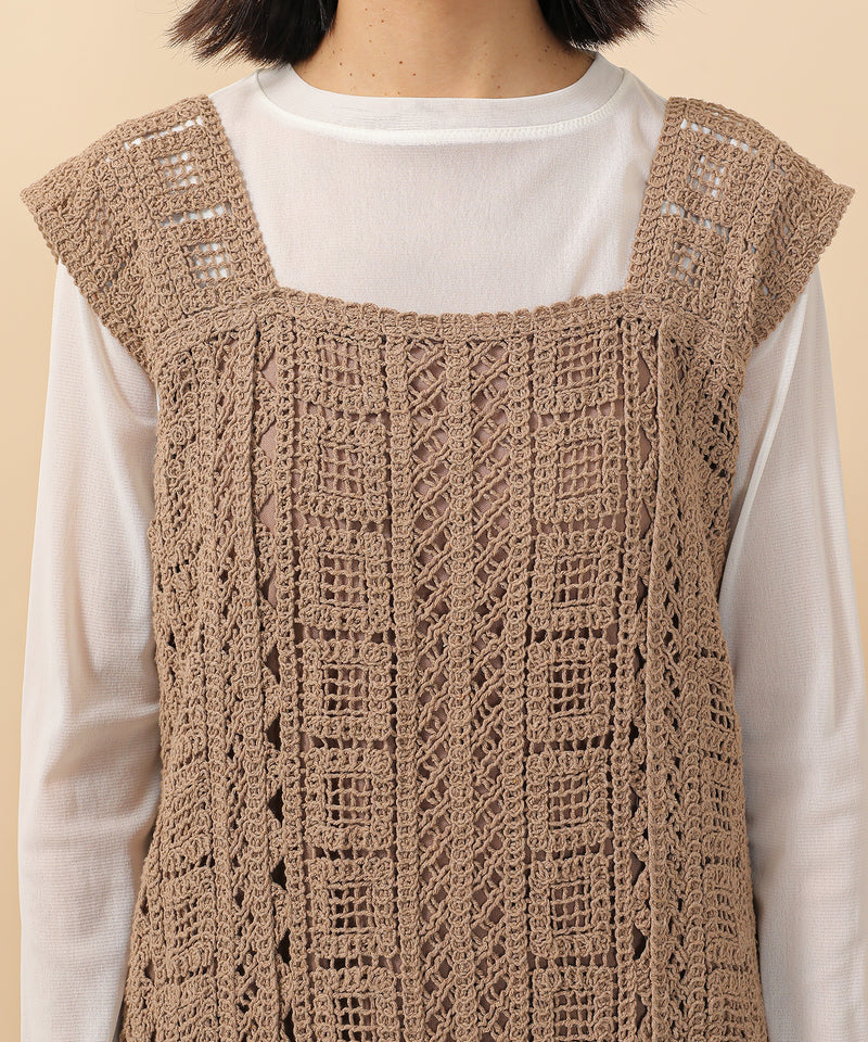 クロシェ 前後2WAY ワンピース